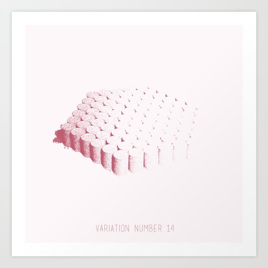 Variation Number 14 (sketch) Art Print