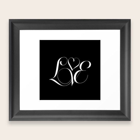 Love Framed Art Print