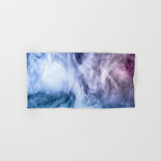 Blue and purple abstract heavenly clouds Hand & Bath Towel