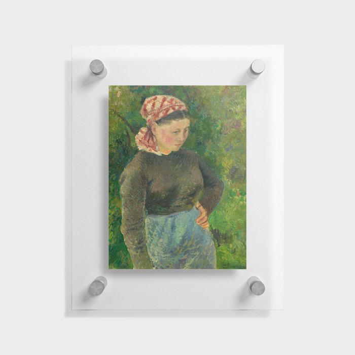 Peasant Woman, 1880 by Camille Pissarro Floating Acrylic Print
