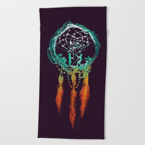 Dream Catcher (the rustic magic) Beach Towel