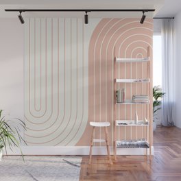 Two Tone Line Curvature LXXI Wall Mural
