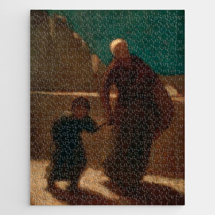 Honoré Daumier "On a Bridge at Night" Jigsaw Puzzle