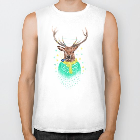 Wonder Deer Biker Tank