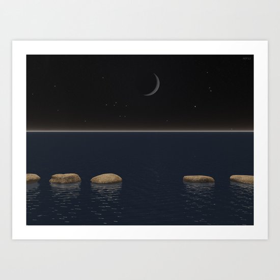 One Giant Leap For Mankind Art Print