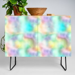 Colorful Iridescent Pattern Credenza