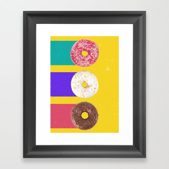 Donuts Framed Art Print