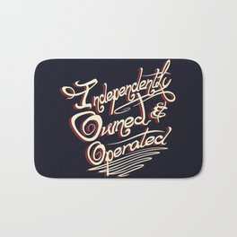 Independently Owned & Operated Bath Mat