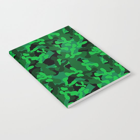 Camouflage (Green) Notebook
