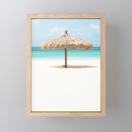 Travel Photography "Wood, Water, Air, Earth' photo art made in Caribbean Aruba. Art print. Framed Mini Art Print
