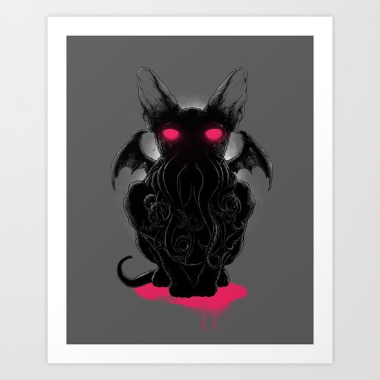 Cathulhu Art Print