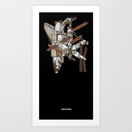 Atlantis/Mir Art Print