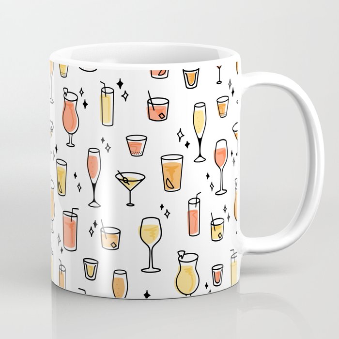 Cheers! | Cocktail Pattern | Mai Tai | Coffee Mug