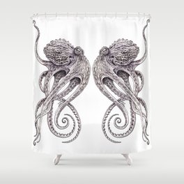 Cephalopod Shower Curtain