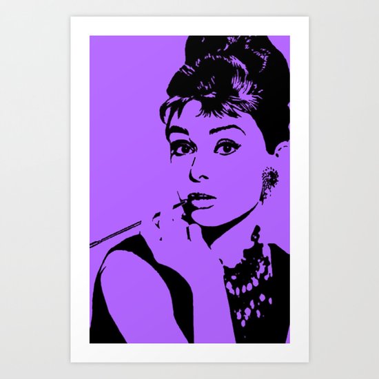 Audrey Hepburn Art Print