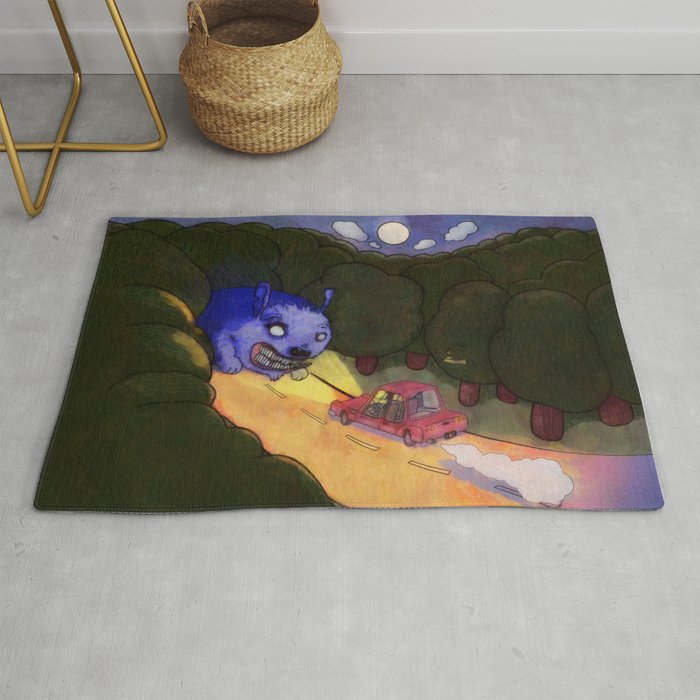 Something in the  headlights Rug