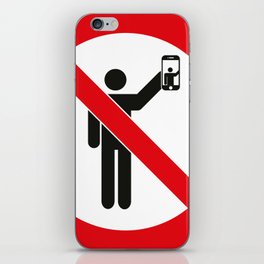 NO SELFIES | ممنوع التصوير الذاتي iPhone Skin