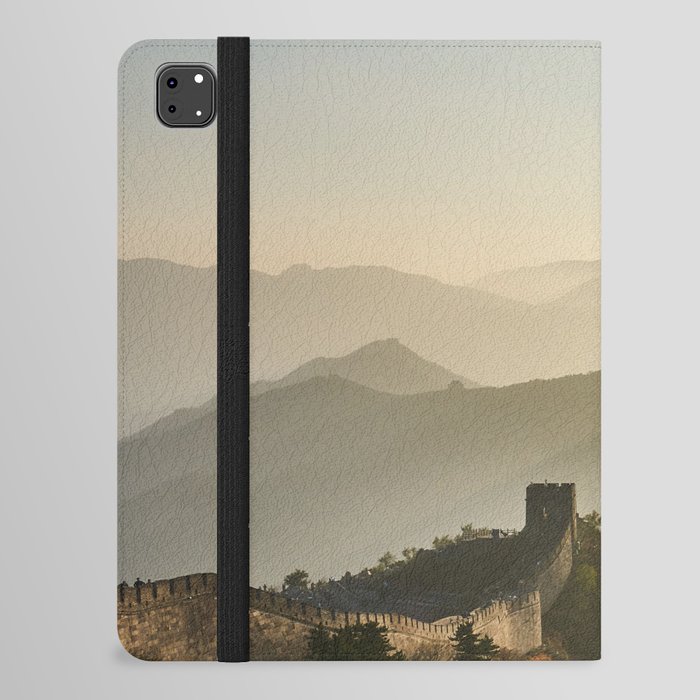 China Photography - Great Wall Of China Shined On By The Morning  Sun iPad Folio Case