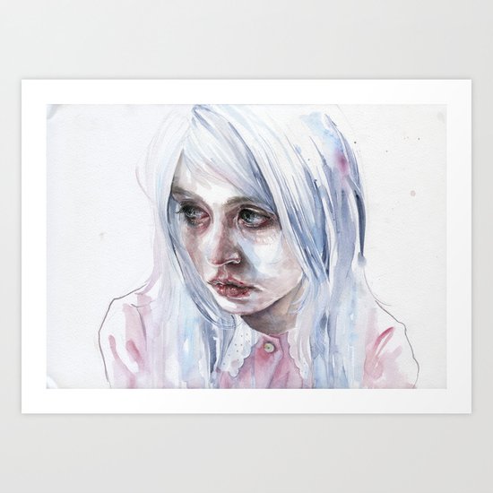 creepychan on moleskine Art Print