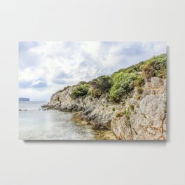 Seacoast near Alghero and Capo Caccia Metal Print | Alghero, Portotorres, Cliffs, Puntagiglio, Fertilia, Italy, Capocaccia, Travel, Vacation, Stintino 