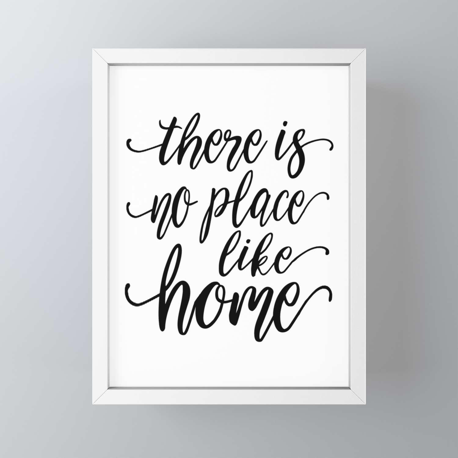 Printable Wall Art There Is No Place Like Home Home Decor Wall