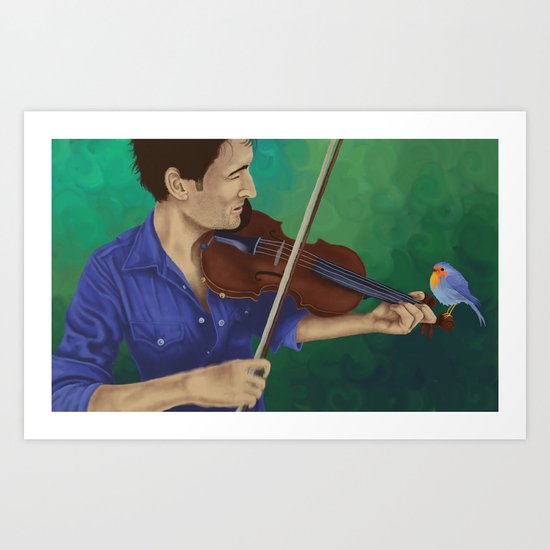 Andrew Bird Art Print