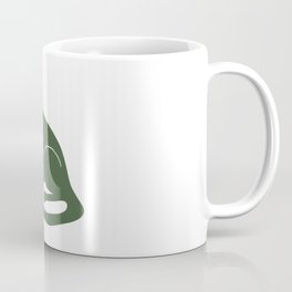 Weird Chonk Cat Green 005 Coffee Mug