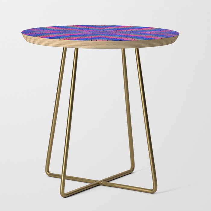 Red violet blue masonry  Side Table