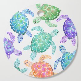 Sea Turtle - Colour Cutting Board