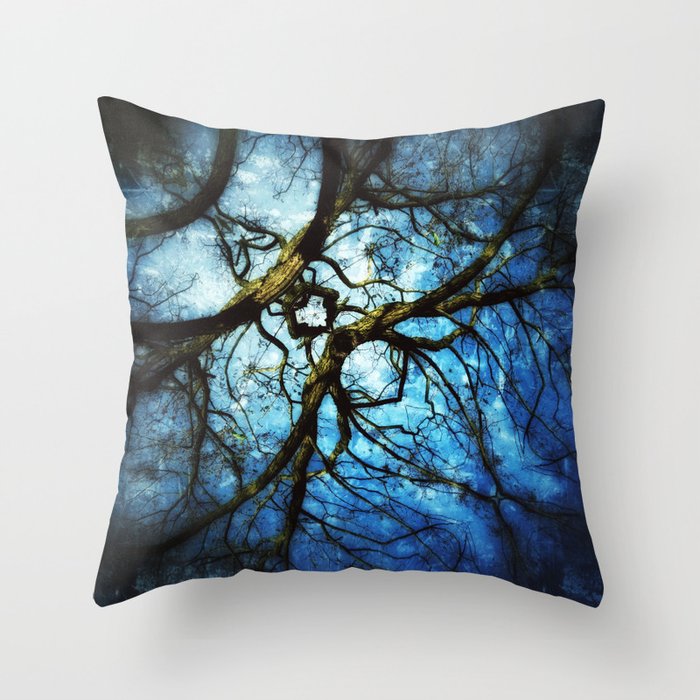 Fantasy Forest Throw Pillow