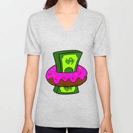 MONEY V Neck T Shirt