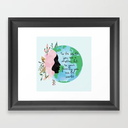 Mama Earth Framed Art Print