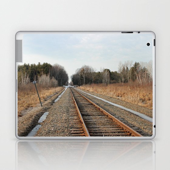 Train Tracks Laptop & iPad Skin