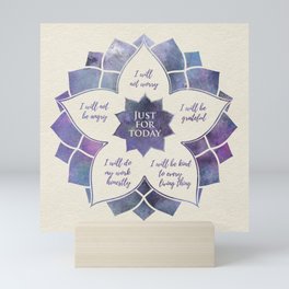 Reiki Principles - Reiki Precepts #10 Mini Art Print