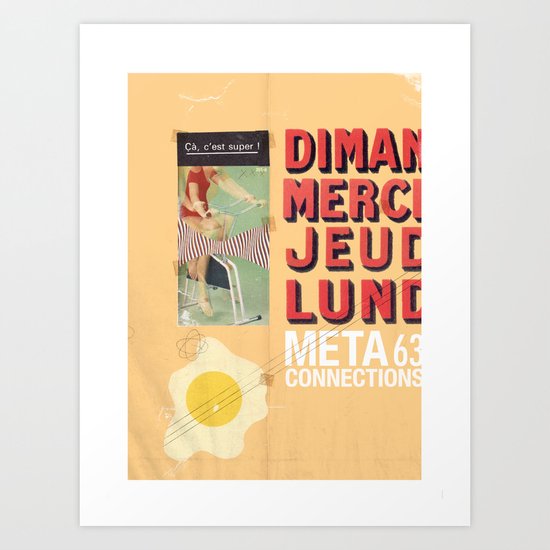 Part of a complete breakfast Art Print