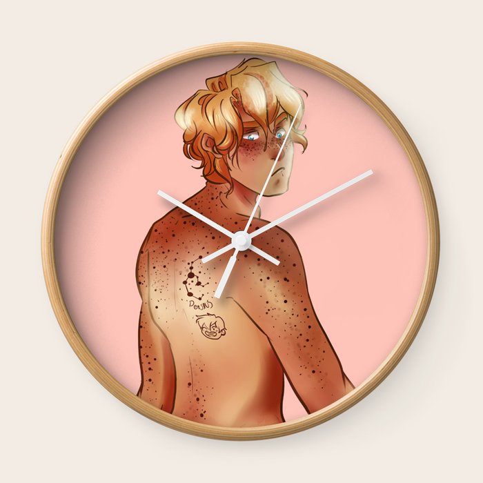 Will Solace Wall Clock By Bansheebender Society6 Will nico smiles when he's near him solace. will solace wall clock by bansheebender