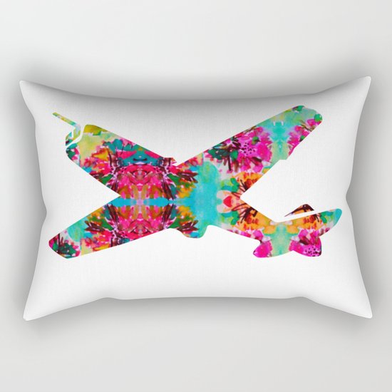 avion fleur 5 Rectangular Pillow