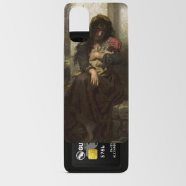 The Lunatic of Etretat, 1871 by Hugues Merle Android Card Case