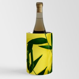 Leaves on Yellow Wine Chiller