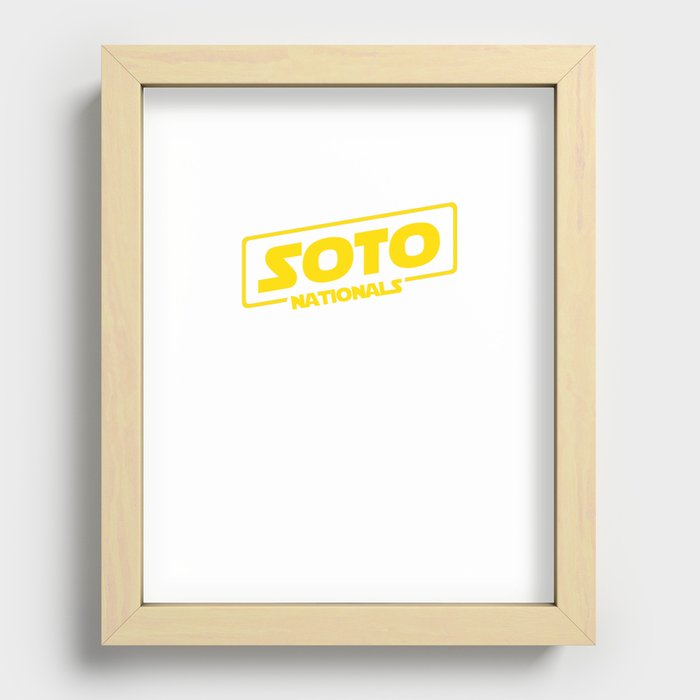 Soto: A Nationals Story Recessed Framed Print