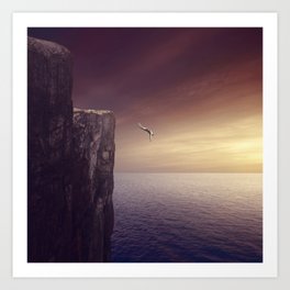 Cliff Art Print