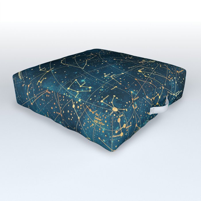 Under Constellations Outdoor Floor Cushion