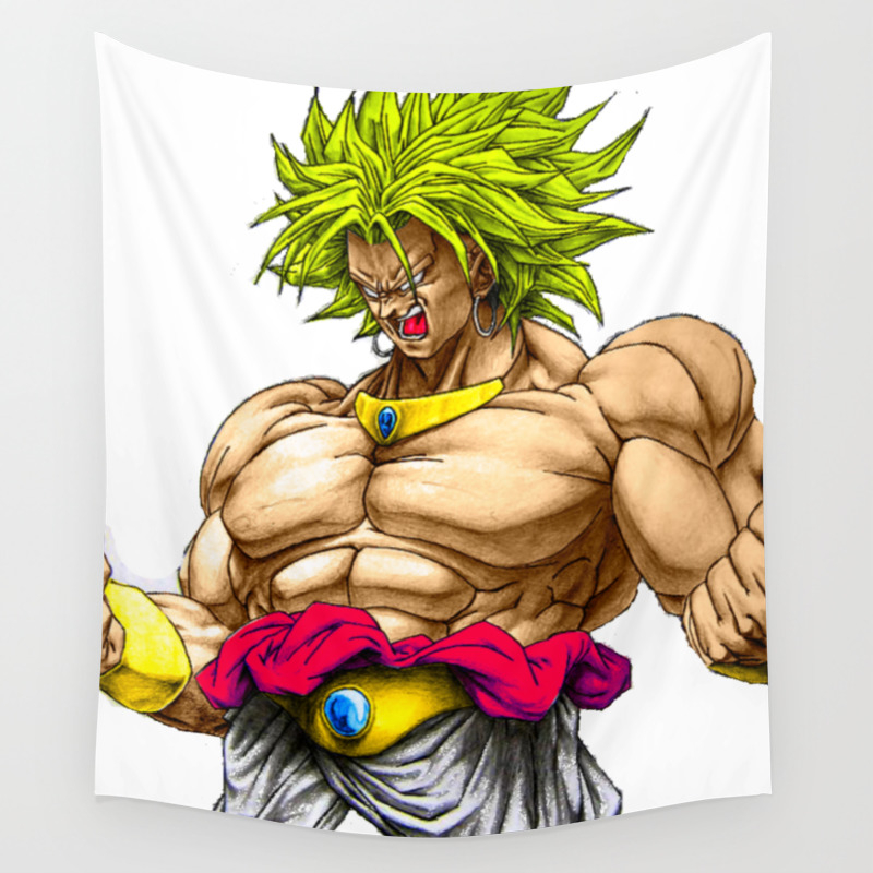 Broly Dragon Ball Wall Tapestry By Mangasekai Society6