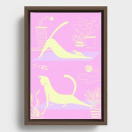 Yoga Framed Canvas