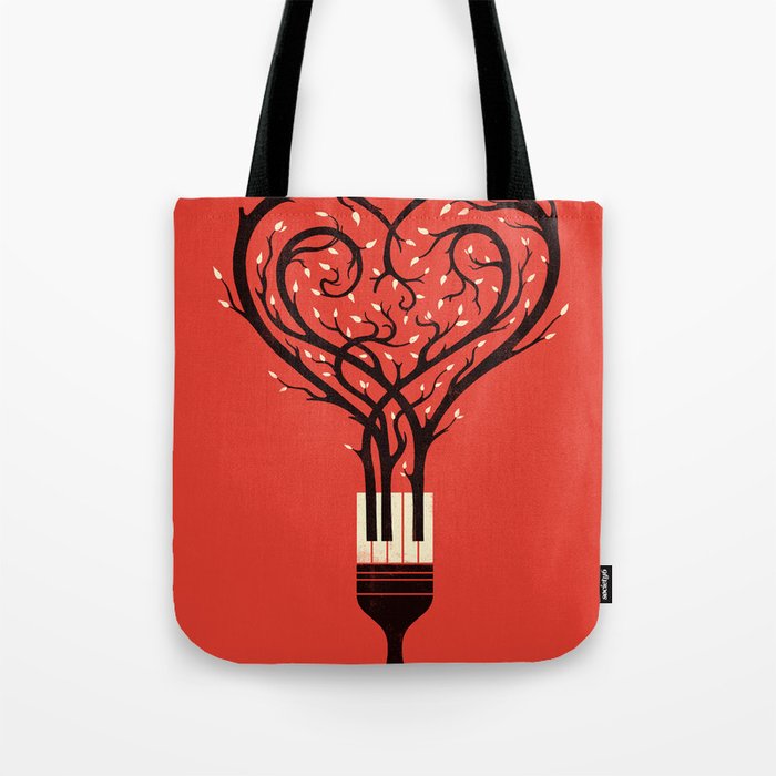 Paint Your Love Song Tote Bag