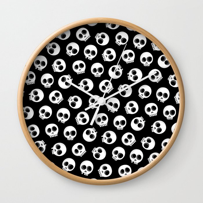 Cute Skulls Wall Clock