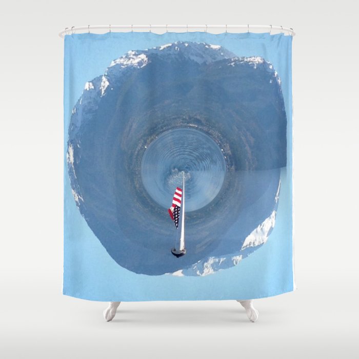 Blue Island Shower Curtain