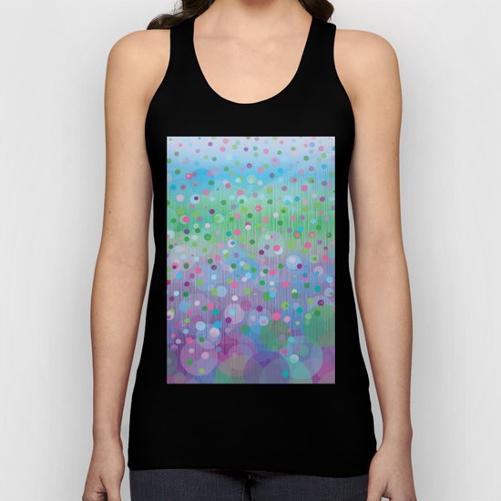 Colorful Rain Unisex Tank Top