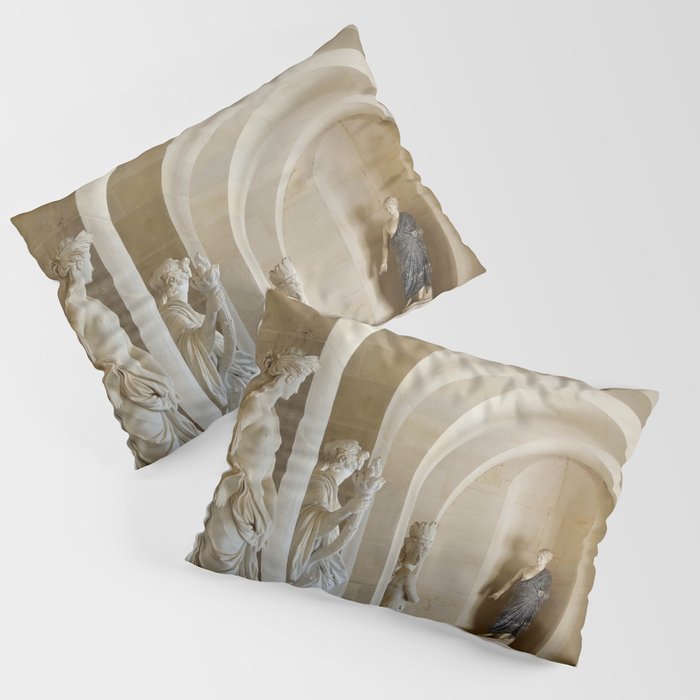 Versailles Palace Galerie Basse Statues Pillow Sham