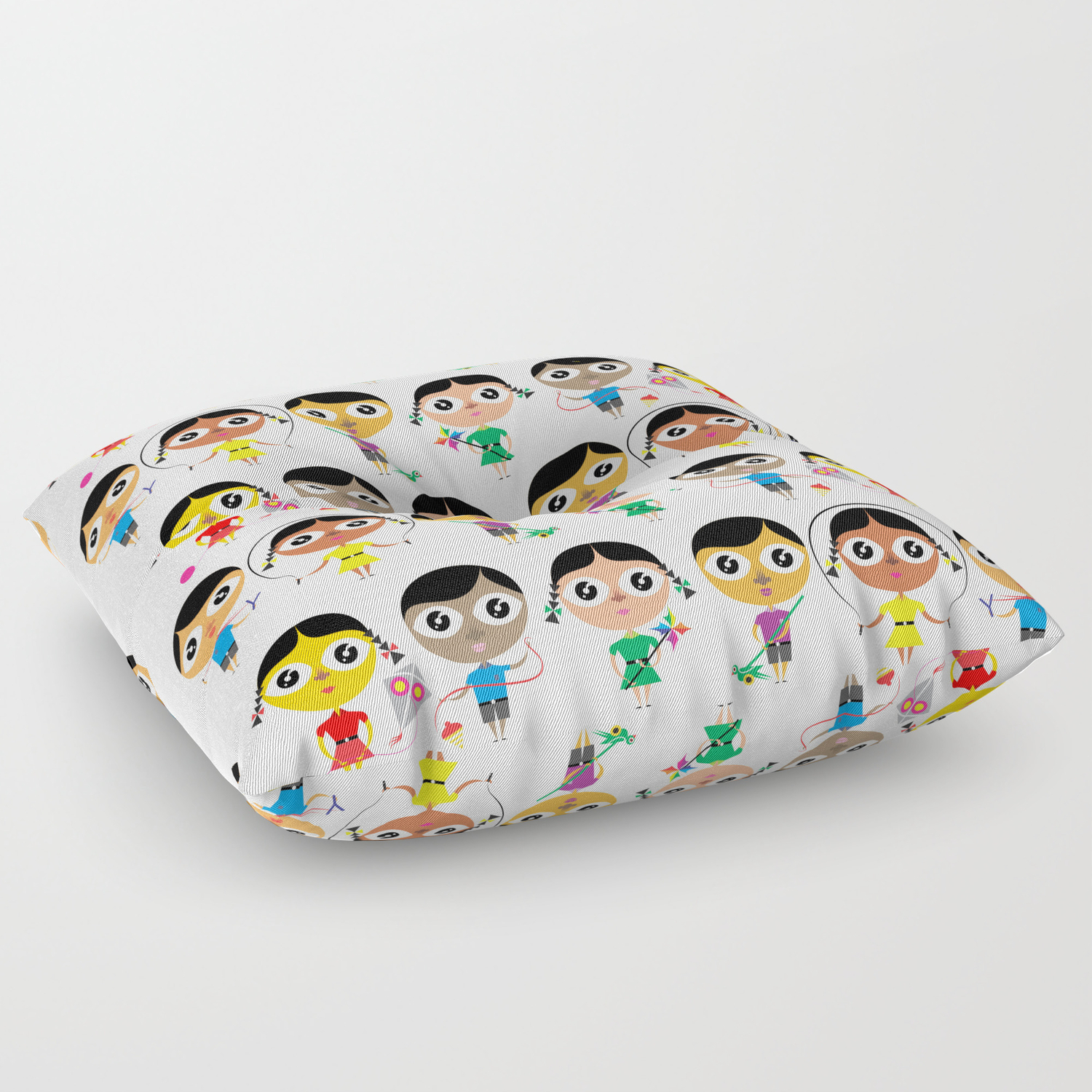 Kids Play Floor Pillow By Vaarso Raheel Society6
